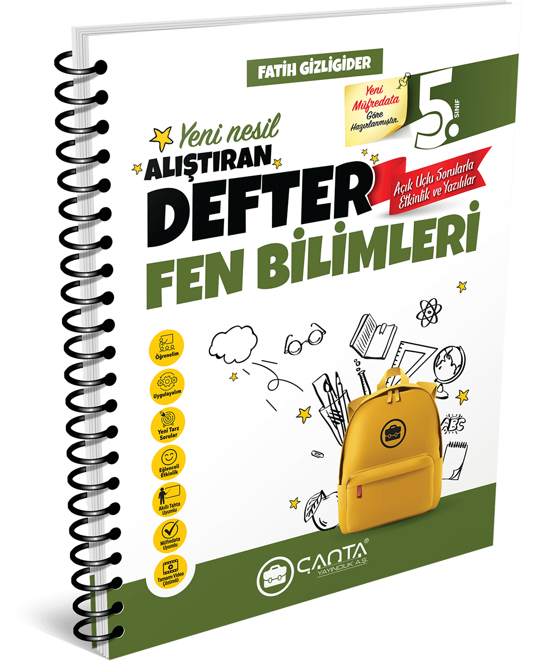 5. Sınıf Fen Bilimleri Alıştıran Defter