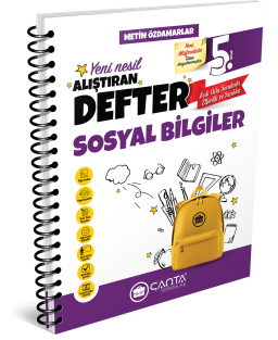 5. Sınıf Sosyal Bilgiler Alıştıran Defter