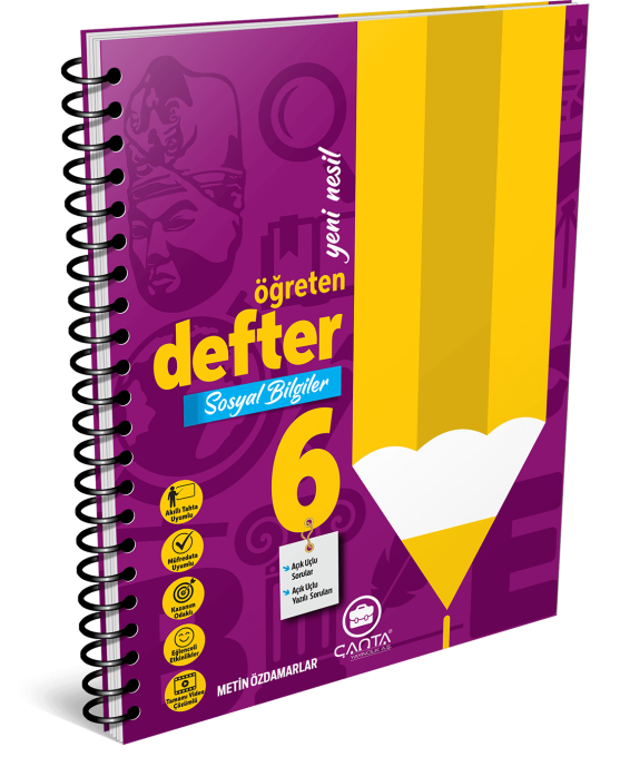 6. Sınıf Sosyal Bilgiler Öğreten Defter