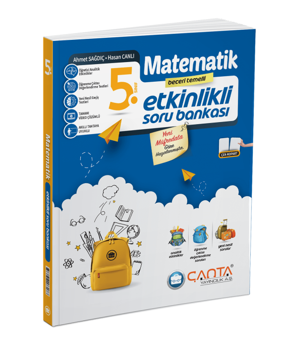 5. Sınıf Matematik Etkinlikli Kazanım Sıralı Soru Bankası