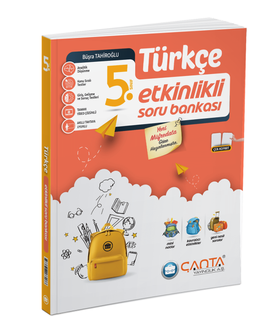 5. Sınıf Türkçe Etkinlikli Soru Bankası