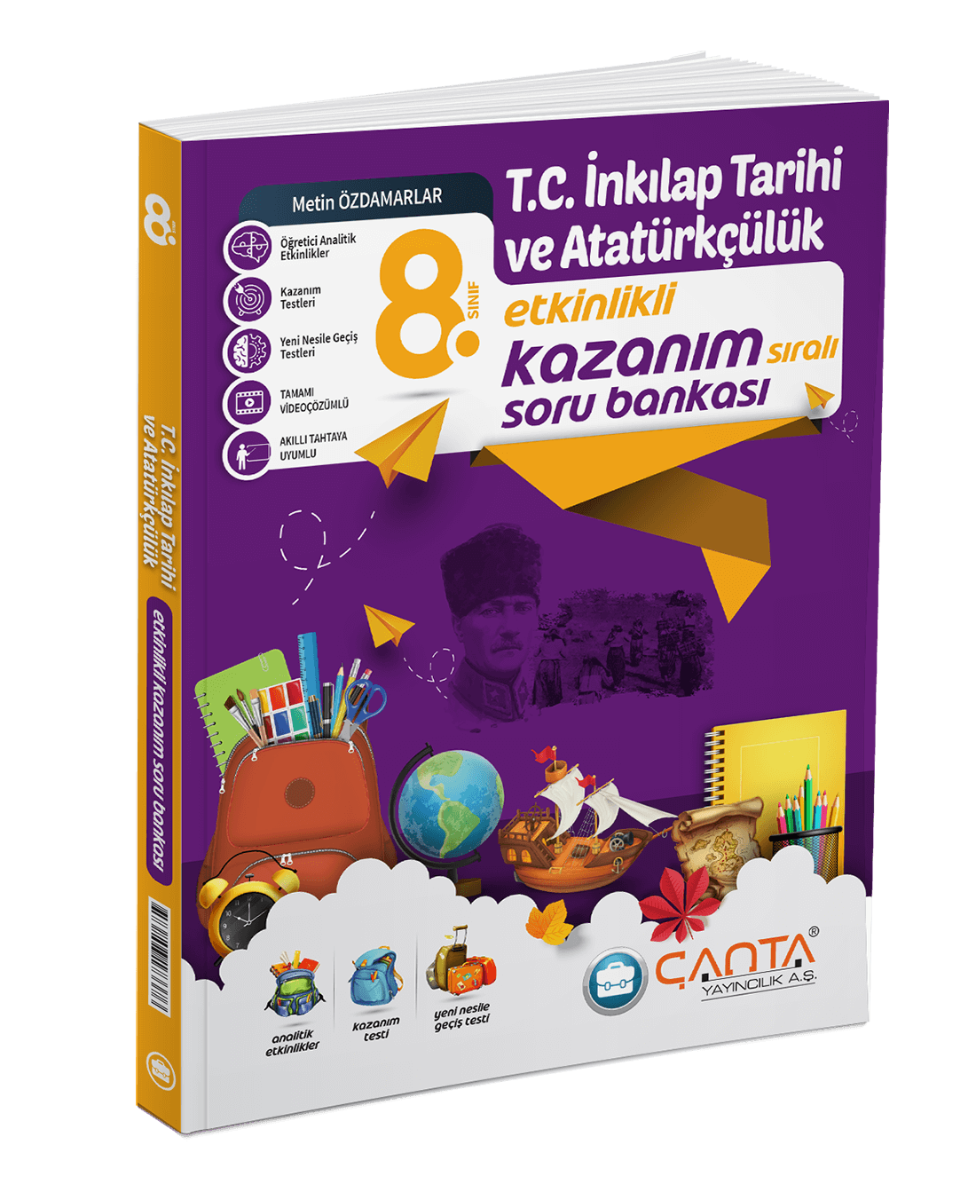 8. Sınıf T.C. İnkılap Tarihi ve Atatürkçülük Etkinlikli Kazanım Sıralı Soru Bankası