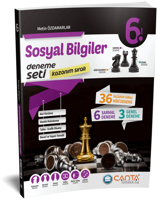 6. Sınıf Sosyal Bilgiler Kazanım Sıralı Deneme Seti